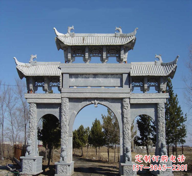 桂林寺庙石牌坊