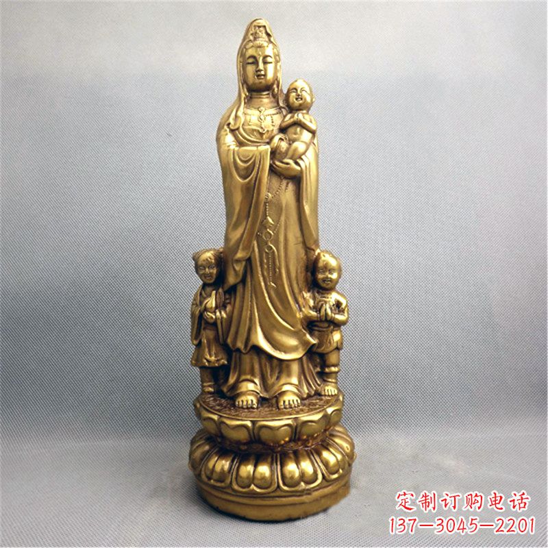 桂林送子观音纯铜雕塑