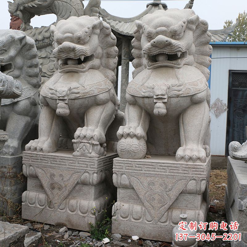 桂林天安门狮子石雕塑