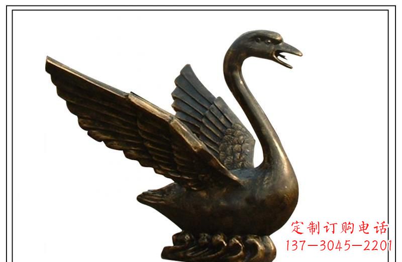 桂林天鹅喷泉铜雕