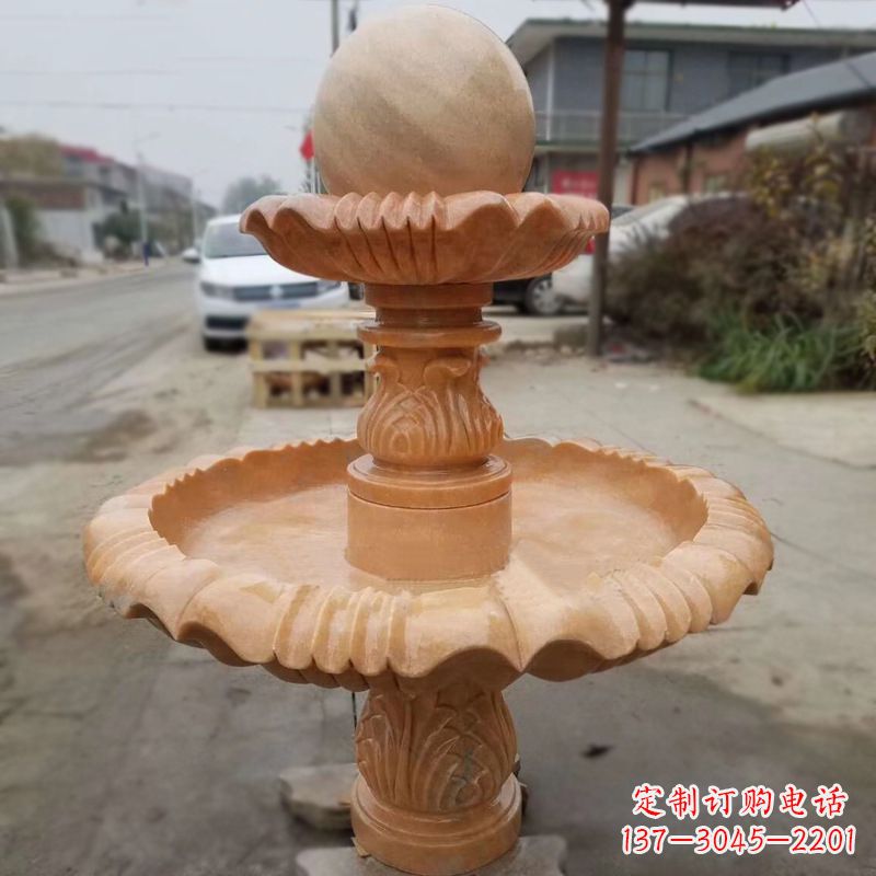 桂林晚霞红风水球