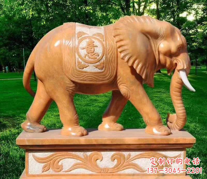桂林晚霞红园林如意大象