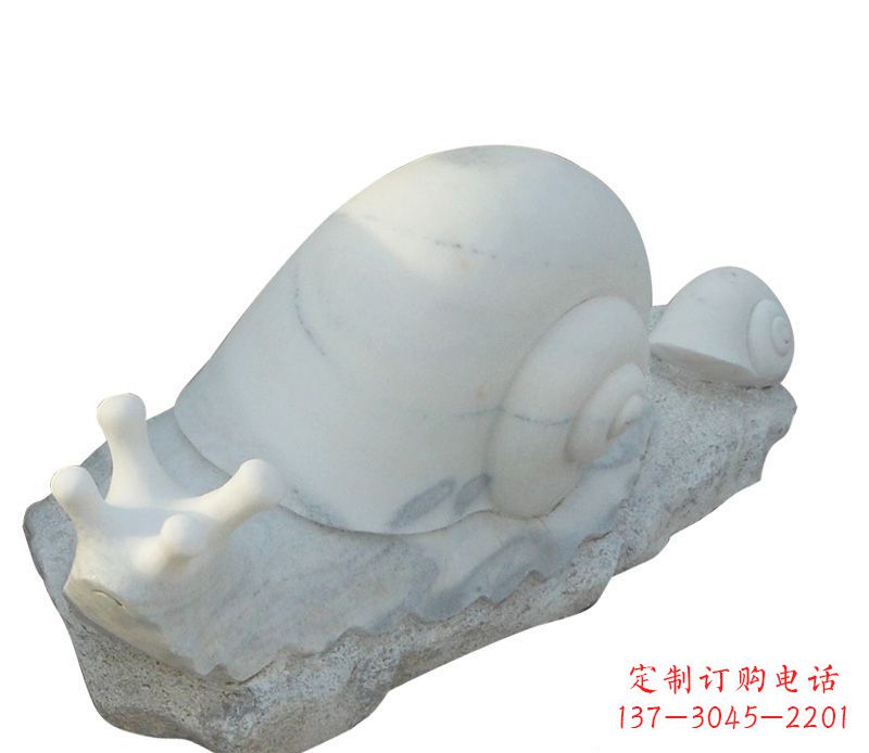桂林蜗牛石雕公园动物摆件