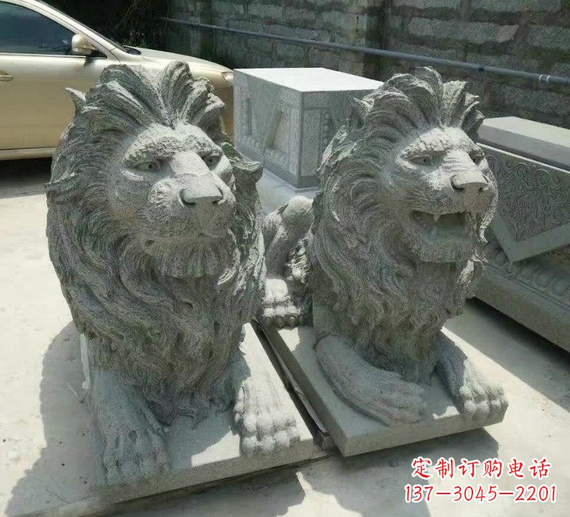 桂林卧式狮子石雕