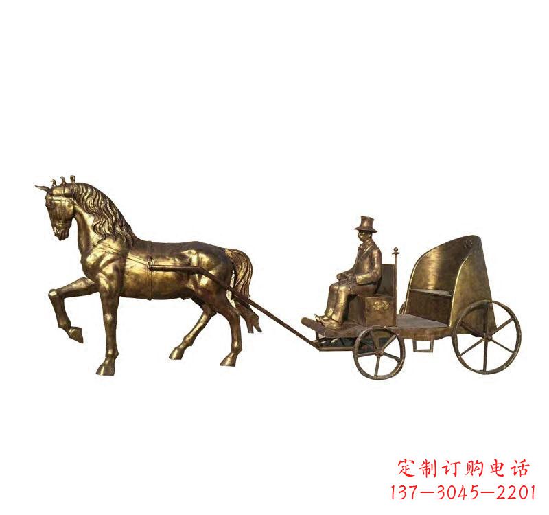 桂林西方马车铜雕