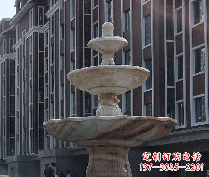 桂林小区景观大型喷泉石雕 (6)