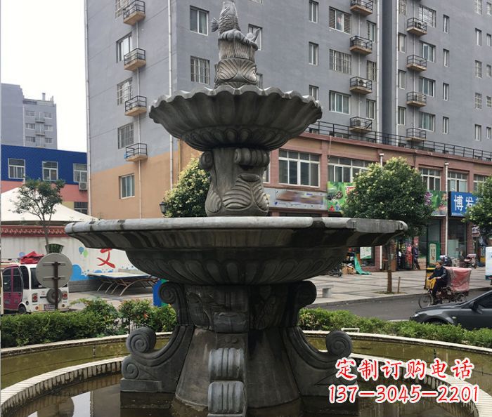 桂林小区景观仿古喷泉石雕