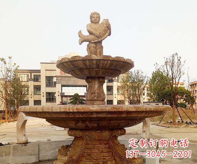 桂林小区景观欧式喷泉石雕