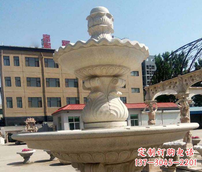 桂林小区景观砂岩大型喷泉石雕