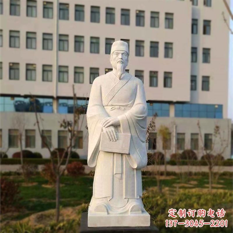 桂林校园名人汉白玉雕塑医院医学院古代著名人物雕像