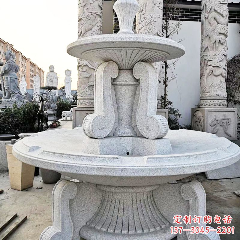 桂林许愿池喷泉 石雕