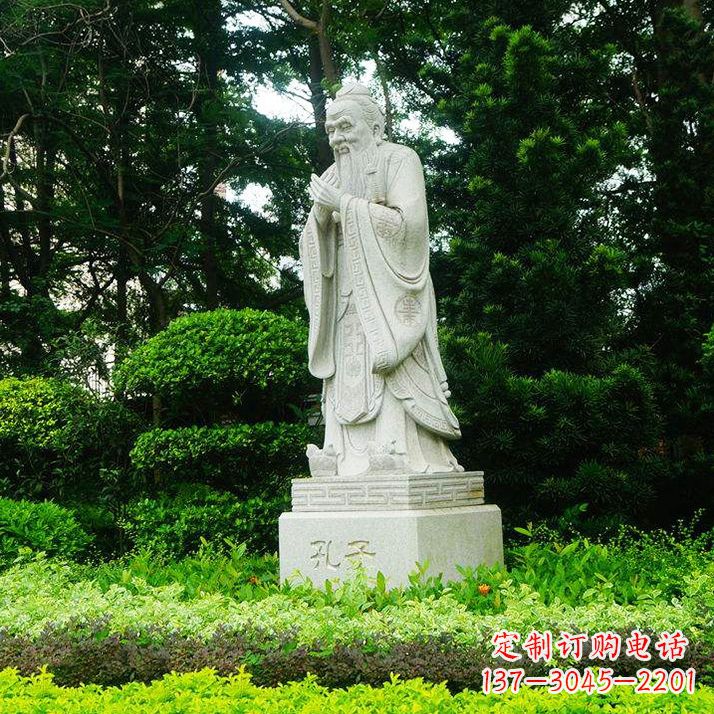 桂林学校名人铜像雕塑 孔子铜像雕塑