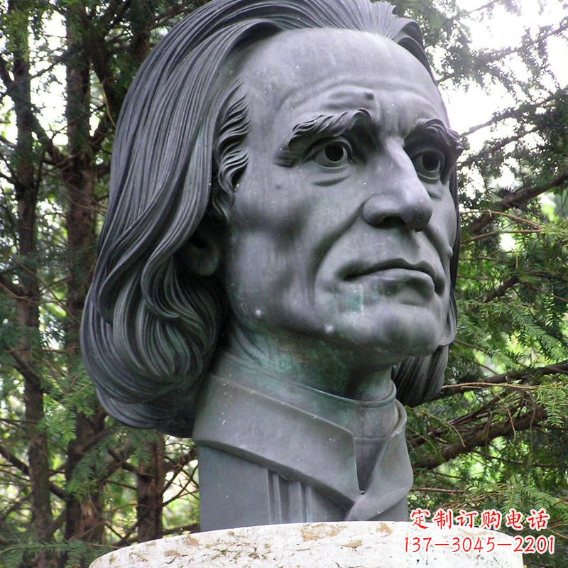 桂林英国著名外科医生利斯特铜雕头像雕塑