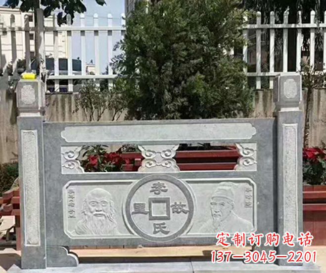 桂林园林仿古石浮雕栏板景观石雕