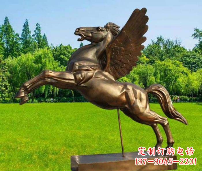 桂林园林飞马铜雕