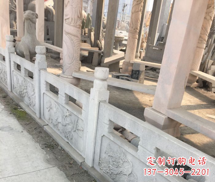 桂林园林景观大理石浮雕栏板石雕