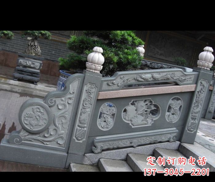桂林园林景观大理石栏板雕塑 (6)