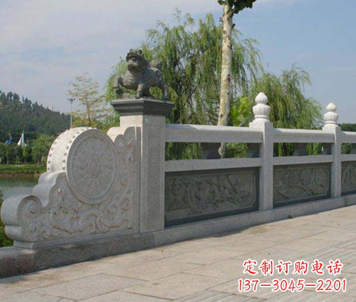 桂林园林景观大理石栏板雕塑