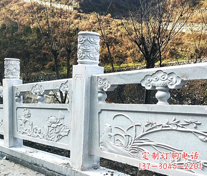 桂林园林景观大理石栏板石雕 (7)