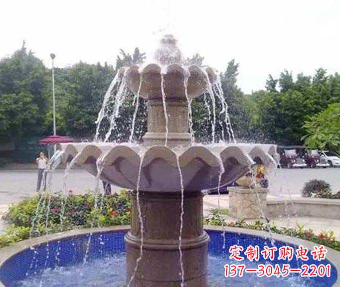 桂林园林景观大理石喷泉石雕