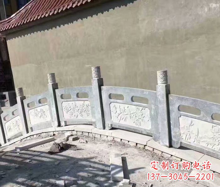 桂林园林景观大理石桥栏板石雕 (5)