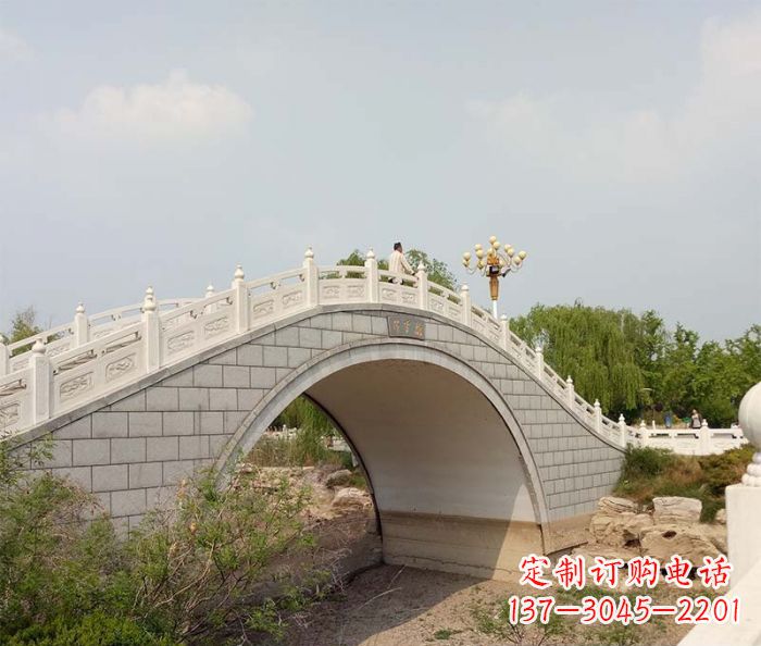 桂林园林景观大理石桥栏板石雕 (6)