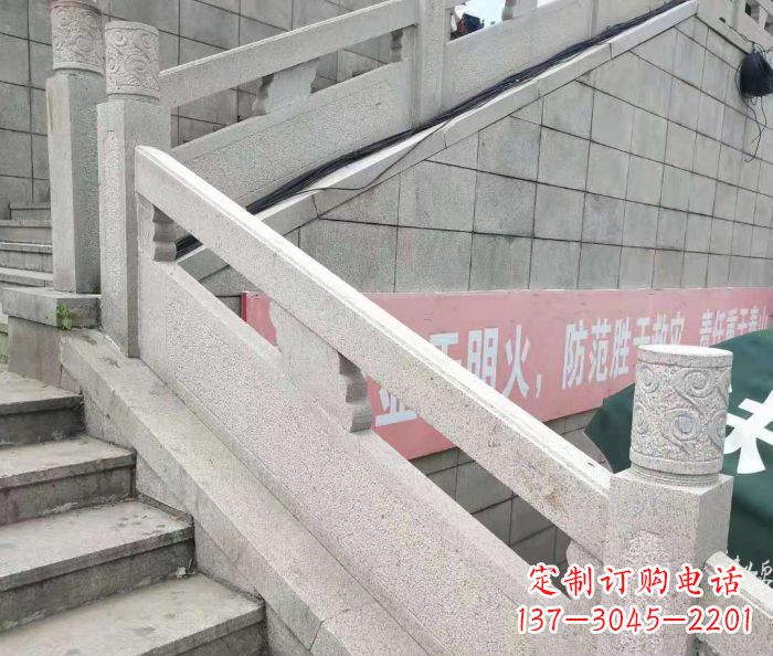 桂林园林景观大理石桥栏板石雕_1 (2)
