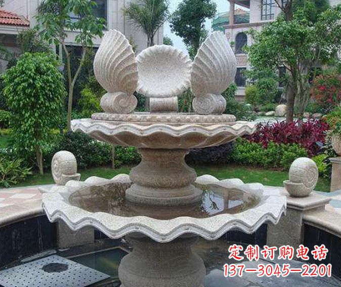 桂林园林景观多层喷泉石雕