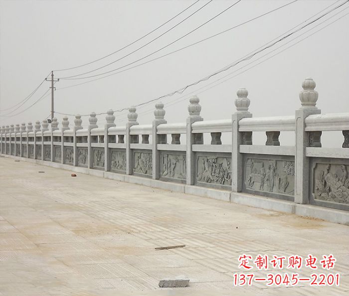 桂林园林景观仿古石雕栏板_2