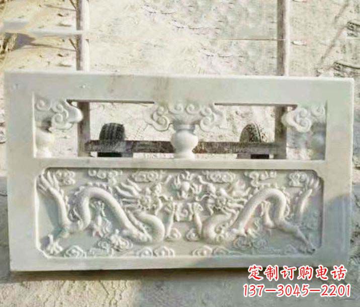 桂林园林石浮雕栏板景观石雕