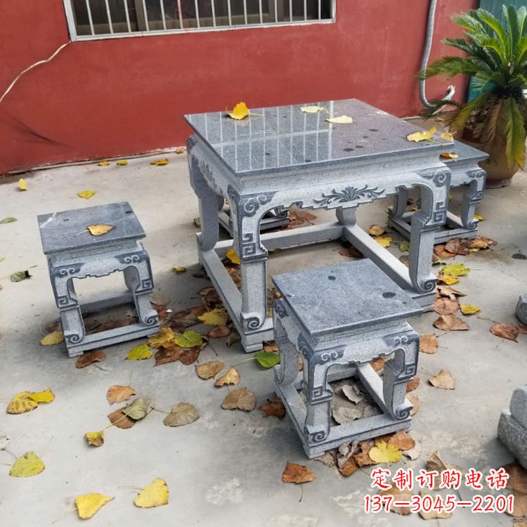 桂林园林石桌凳