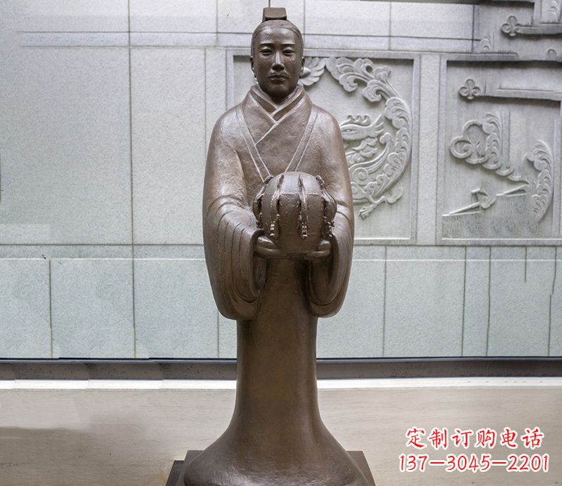 桂林张衡科学家 人物铜雕