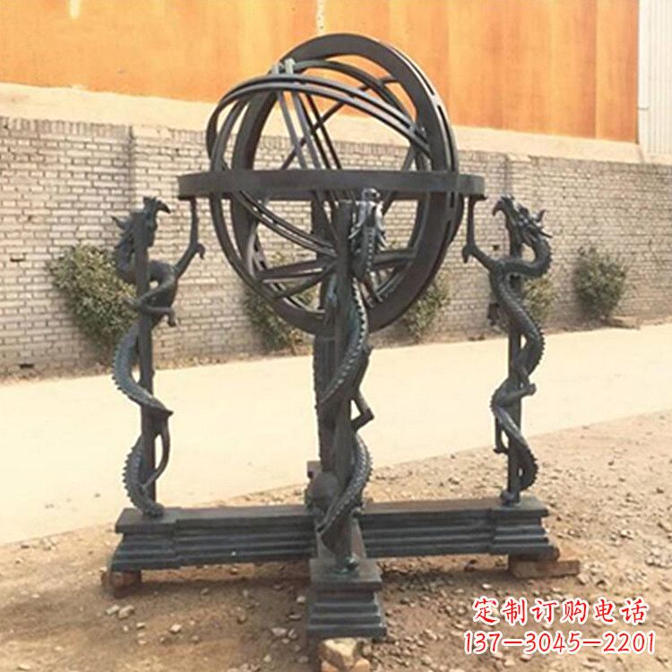 桂林张衡天体仪浑天仪雕塑摆件