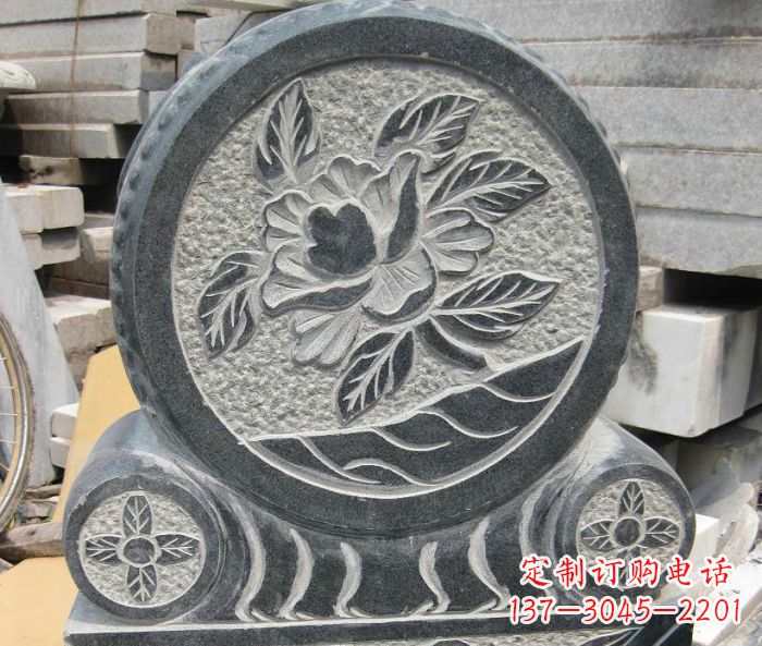 桂林招财抱鼓石仿古石门墩