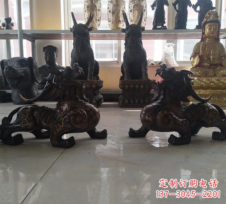 桂林招财辟邪貔貅铜雕