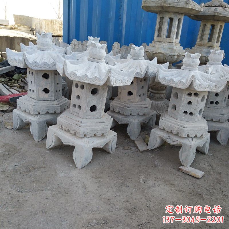 桂林中式古代石灯笼