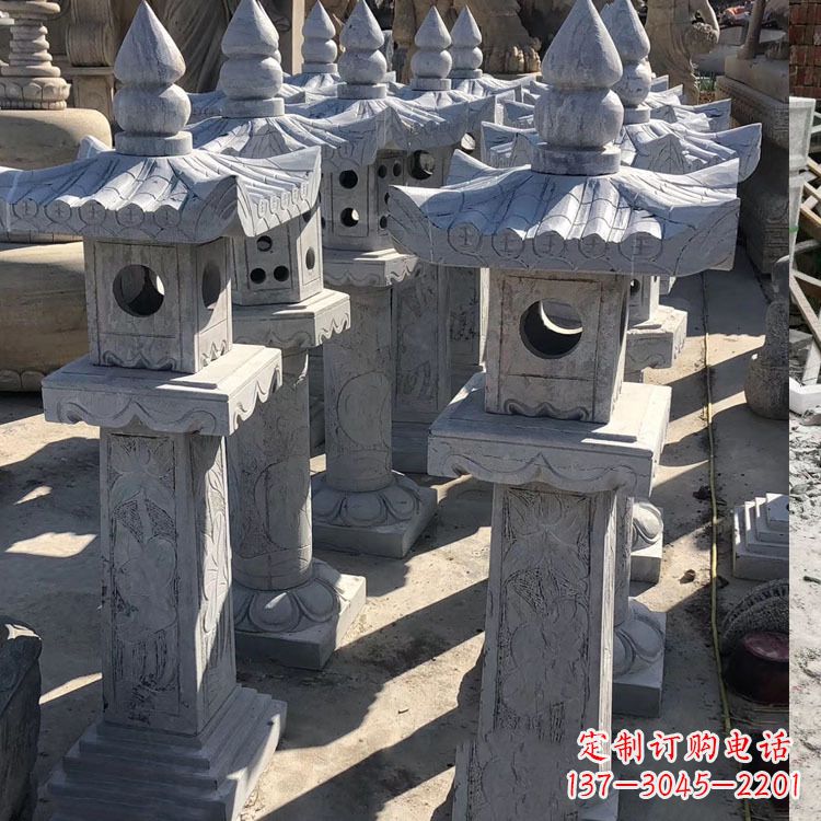 桂林中式汉代石雕灯笼