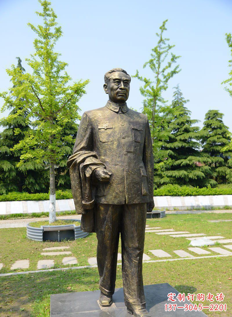 桂林周总理伟人铜雕