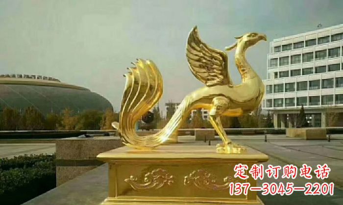 桂林朱雀铜雕
