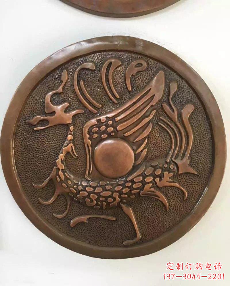 桂林朱雀铜浮雕