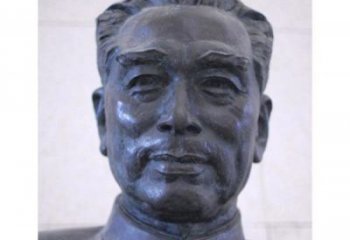 桂林周恩来头像铜雕