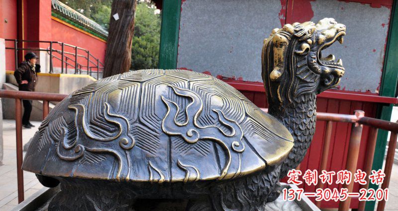 桂林铸铜龙龟神兽铜雕