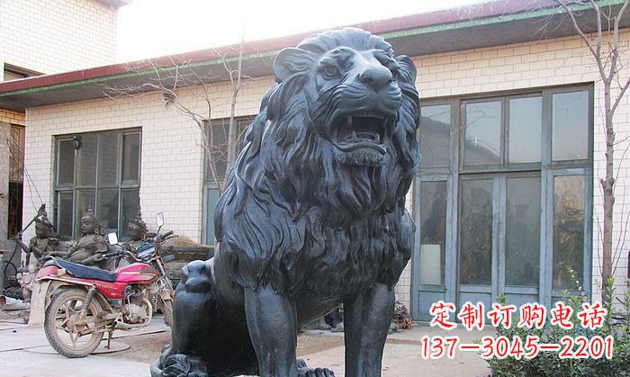 桂林铸铜狮子铜雕